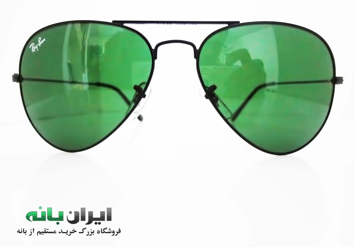عینک آفتابی ریبن خلبانی شیشه سبز Ray Ban